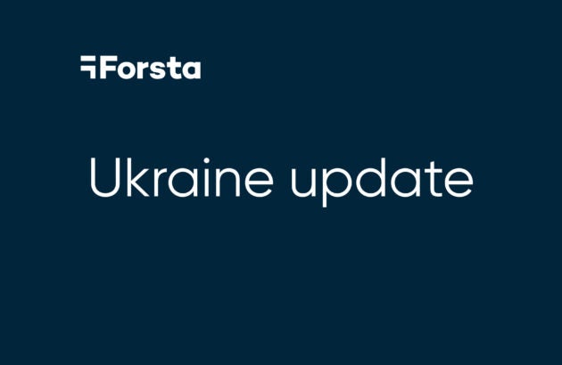 Forsta’s statement on the situation in Ukraine 